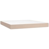  Box spring postelja z vzmetnico kapučino 180x200cm umetno usnje, (20895692) | Shoptok.si