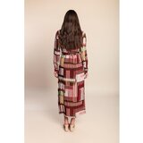 Fenzy Maxi Haljina S Printom, Smeđa | shoptok.hr