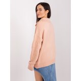 Wool Fashion Italia Sweater-AT-SW-2349-2.96-Peach | Shoptok.si