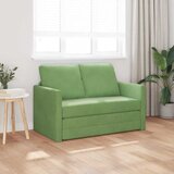  Krevet na razvlačenje Svijetlo zelena 204 x 122 x 60 cm Baršun | shoptok.hr
