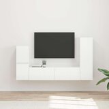  Komplet TV omaric 4 pcs Visok sijaj bela Konstruiran les - - Bela - 67.7 - 30 x 31 x 100 cm - 2025-vidaXL-Uvoz_2 | Shoptok.si