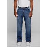UC Men Men's Heavy Ounce Straight Fit Zipped Jeans - Blue Cene