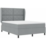 Krevet s opruga kutije Svjetlosiva 160 x 200 cm tkanina | shoptok.hr