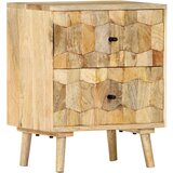 vidaXL Noćni ormarić 40 x 30 x 50 cm od masivnog drva manga Cijene