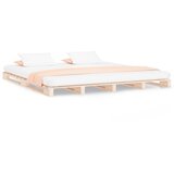  Krevet od paleta 200 x 200 cm od masivne borovine | shoptok.hr