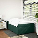  Krevet box spring s madracem tamnozeleni 120x190 cm baršunasti | shoptok.hr