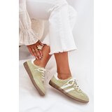 Boto Low Leather Women's Sneakers Lime Ismina | shoptok.hr