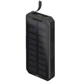 Goobay PowerBank 20.000 mAh USB-C Quick-Charge 3.0 sončne celice črna zunanja prenosna baterija | Shoptok.si