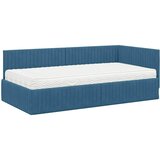  Kutni krevetni okvir s madracem 2 kom. Plava 100 x 200 cm | shoptok.hr
