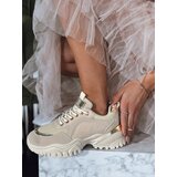 DStreet Sneakersy damskie LIZZE beżowe | shoptok.hr