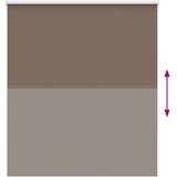 vidaXL Roleta zatemnjena kava 140x175 cm Širina tkanine 136,6 cm | Shoptok.si