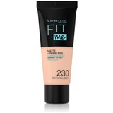 Maybelline Fit Me! Matte + Poreless tekoč puder za poenotenje kože z mat učinkom 30 ml odtenek 230 Natural Buff Cene