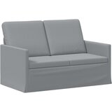  Kauč za dvoje Svjetlosiva 130 x 81 x 82 cm Tkanina Slike