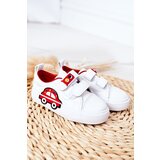 Boto Children's Sneakers With Velcro White-Red Taxi | ePonuda.com