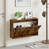  Ormar za cipele na zidu DELFT 71 x 17 x 43 cm Konstruirano drvo - Dimljeni hrast | shoptok.hr