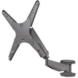 Manhattan Stenski plinski nosilec roka 21''-60'' 30kg, tro sklepni, naklon ±10°, črne barve | Shoptok.si