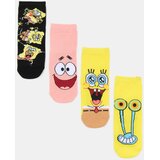 Sinsay Pamučne čarape 4-pack SpongeBob | shoptok.hr
