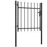  Vrata i ograda BOXTEL s kopljem na vrhu 100x75 cm | shoptok.hr