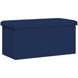  Sklopiva klupa za pohranu Plava 180 kg 80 L 77 x 38 x 38 cm | shoptok.hr