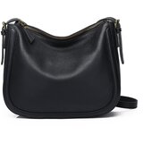 INF Ženska usnjena torba za čez ramo Black, (21538921) Cene
