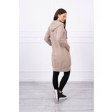 Kesi Hooded dress with a hood dark beige | Shoptok.si