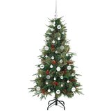 vidaXL Umetno Zložljivo Božično Drevo Zelena 150 cm PE in PVC | Shoptok.si