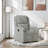 Maison Chic Naslanjač - Relax naslanjač svetlo siv žamet, (22040325) | Shoptok.si