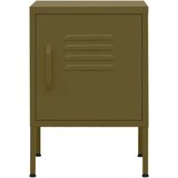  Nočne omarice 2 kosa olivno zelene 35x35x51 cm jeklo, (20734477) | Shoptok.si