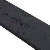 vidaXL Gumeni rub za snježni plug crni 200x10x1 cm | shoptok.hr