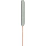 vidaXL LED Naslonjalo z gumbi, tuftano, svetlo sivo, 90 cm, žamet | Shoptok.si