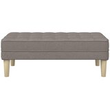  Klupa s jastukom Sivo-smeđa 113 x 57 x 39 cm tkanina | Eponuda.com