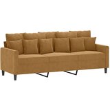  3-dijelni set sofa s jastucima smeđi baršunasti | shoptok.hr