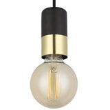 Eglo 31075 - visilica na sajli calari 1xE27/40W/230V crna/zlatna | Eponuda.com