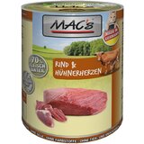 MAC's MAC´s Cat 6 x 400 g - Govedina & piščančja srca Cene