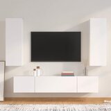  4-dijelni set TV ormarića bijeli od konstruiranog drva | shoptok.hr