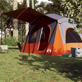  s kabinom za kampiranje za 5 osobe sivo-narančasti | shoptok.hr