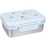 Kidzroom inox kutija za užinu s 2 pretinca - Little Story Blue | shoptok.hr