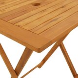 3-dijelni bistro set od tkanine i masivnog drva smeđesivi | shoptok.hr