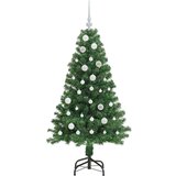 vidaXL Umjetno božićno drvce Zelena 150 cm PVC i Čelik i Plastika | shoptok.hr