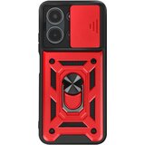 Oem Mayaxess, Ovitek Xiaomi Redmi 15C Odporen MIL-STD 810G Pokrov kamere Obročasto stojalo, Rdeča, (5000275203) | Shoptok.si