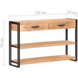 vidaXL Komoda 120x30x75 cm trden akacijev les | Shoptok.si