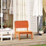  Vrtna stolica voštano smeđa 60x52,5x72 cm od masivne borovine | shoptok.hr