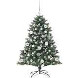 vidaXL Umestno božično drevo med 150 LED Zelena 85 x 85 x 120 cm | Shoptok.si