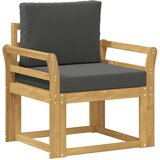 vidaXL 2 Kos Zunanja garnitura za sedenje Poliester Bela in Antracit, (5000272865) | Shoptok.si