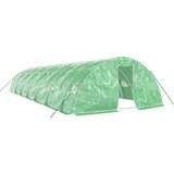 Staklenik s čeličnim okvirom zeleni 70 m² 14 x 5 x 2,3 m | shoptok.hr