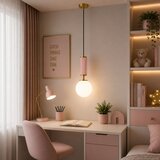 Opviq luster Moira-20206-H, 1 × E27, roze | Eponuda.com