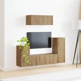  Set TV komoda 4 kom. Umjetnički hrast Konstruirano drvo | shoptok.hr