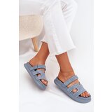 Boto Women's sandals with decoration on the platform blue Delyna | ePonuda.com