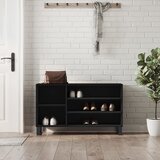 Ormarić za cipele crni 102 x 36 x 60 cm od konstruiranog drva | shoptok.hr