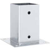 Postolja za stupove kvadratna 4 kom 91x91 mm pocinčani čelik | shoptok.hr
